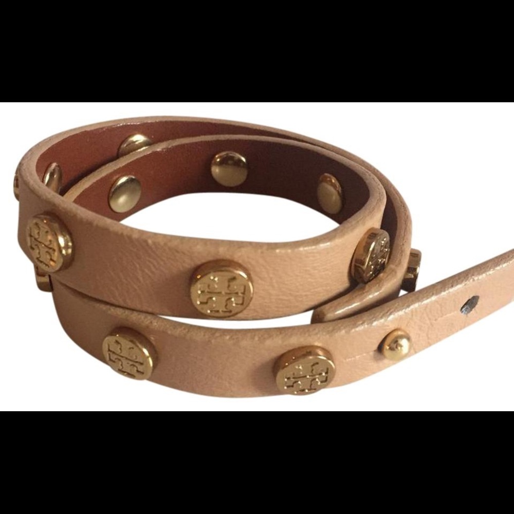 Tory Burch Leather Wrap Bracelet